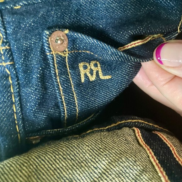 RRL New Unworn Straight Fit Once-Washed Selvedge Jeans 31 x 32 NWT Ralph… - Picture 4 of 6